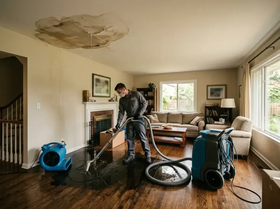 attic-pipe-burst-ceiling-drip-008 — frequently asked questions, Water Damage Restoration & Carpet Care in Spencer, WV
